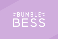 Lilac header featuring the BumbleBess logo